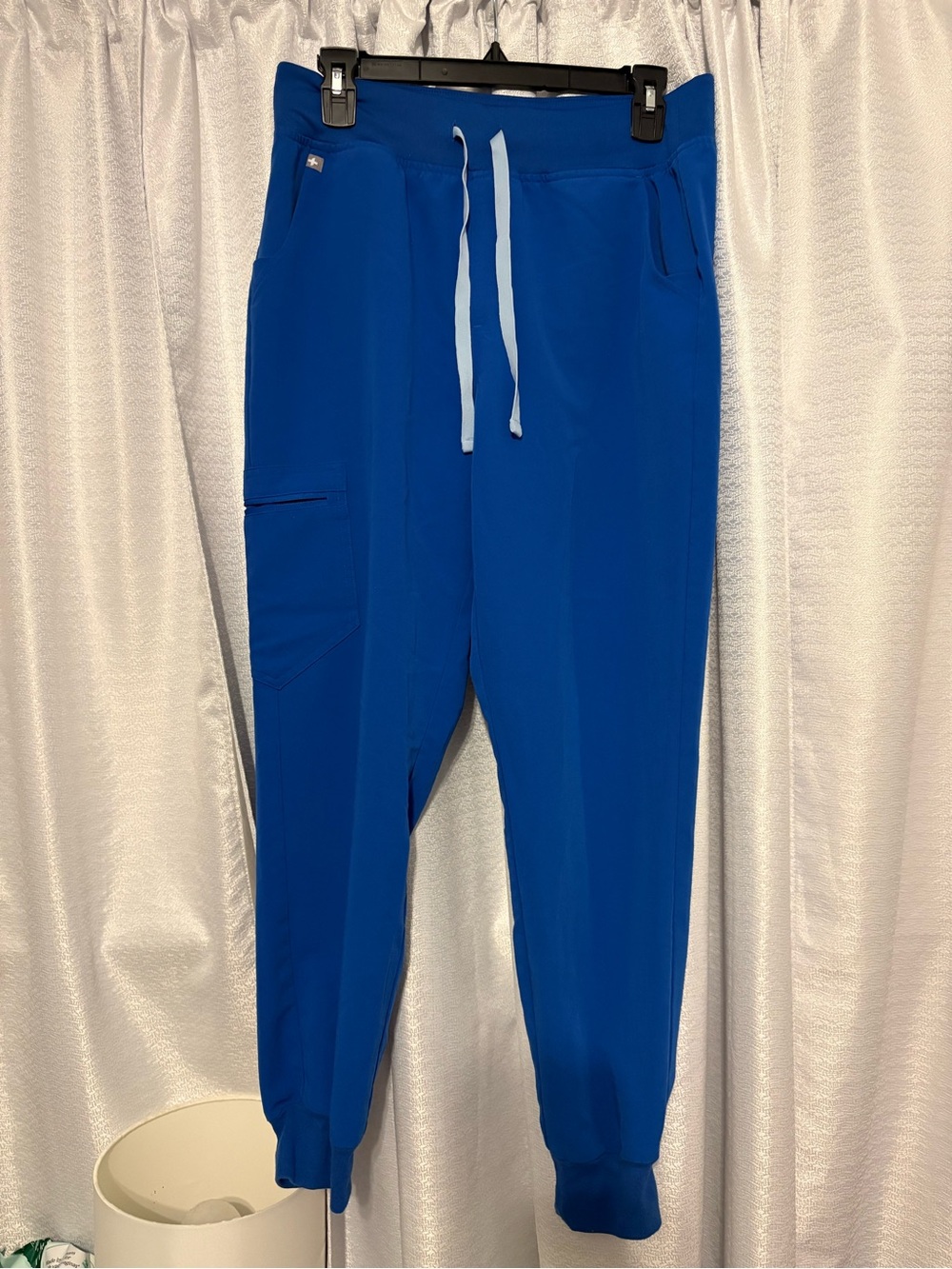 Figs Royal Blue Women's Jogger Pants with Drawstring